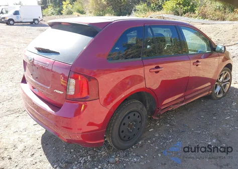 2013 Ford Edge Sport z USA, uszkodzony, nr VIN 2FMDK3AK7DBB51091